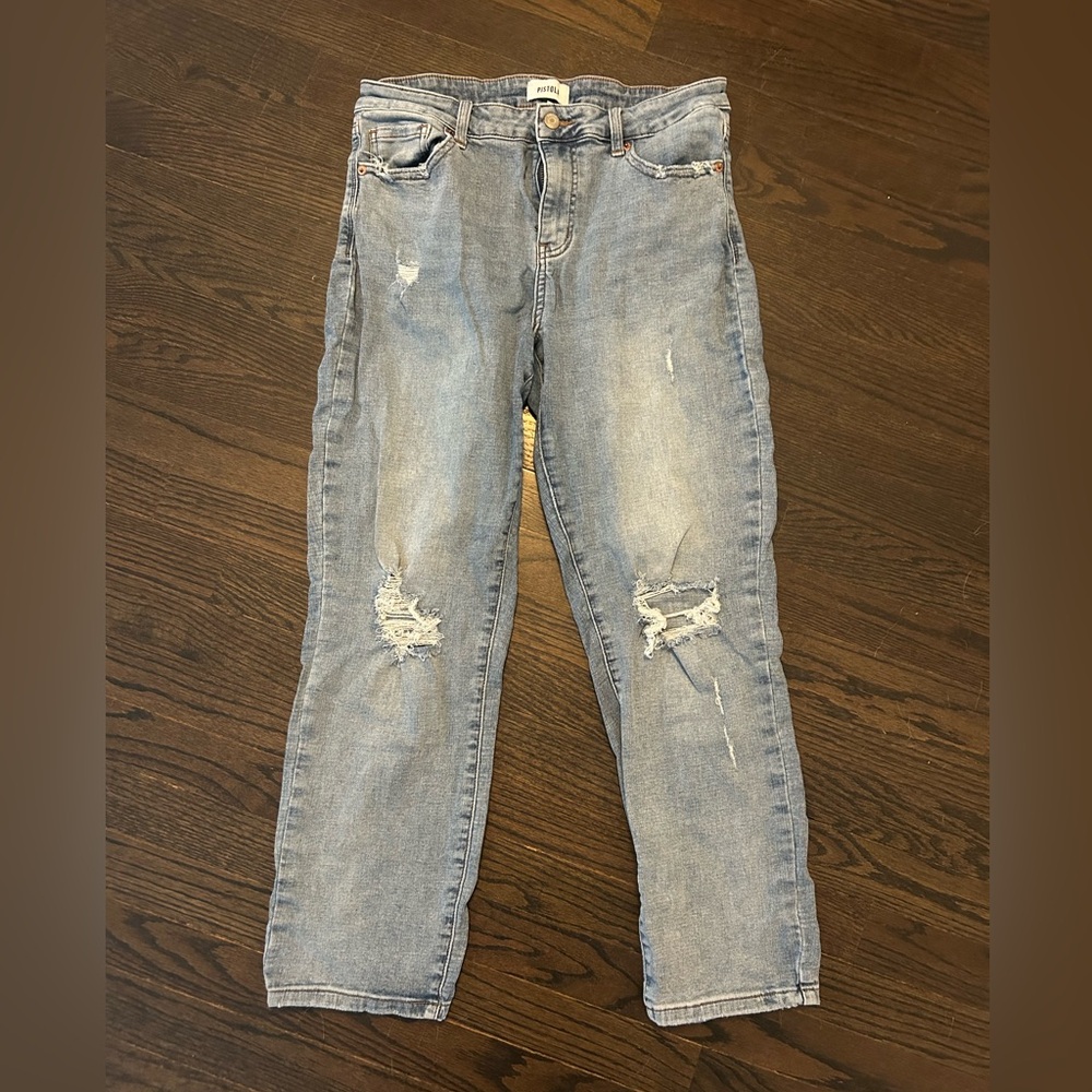 Pistola Women's Light Blue Relaxed Jeans